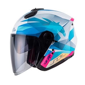 SOL 헬멧 SO-XP 유니콘 화이트/블루